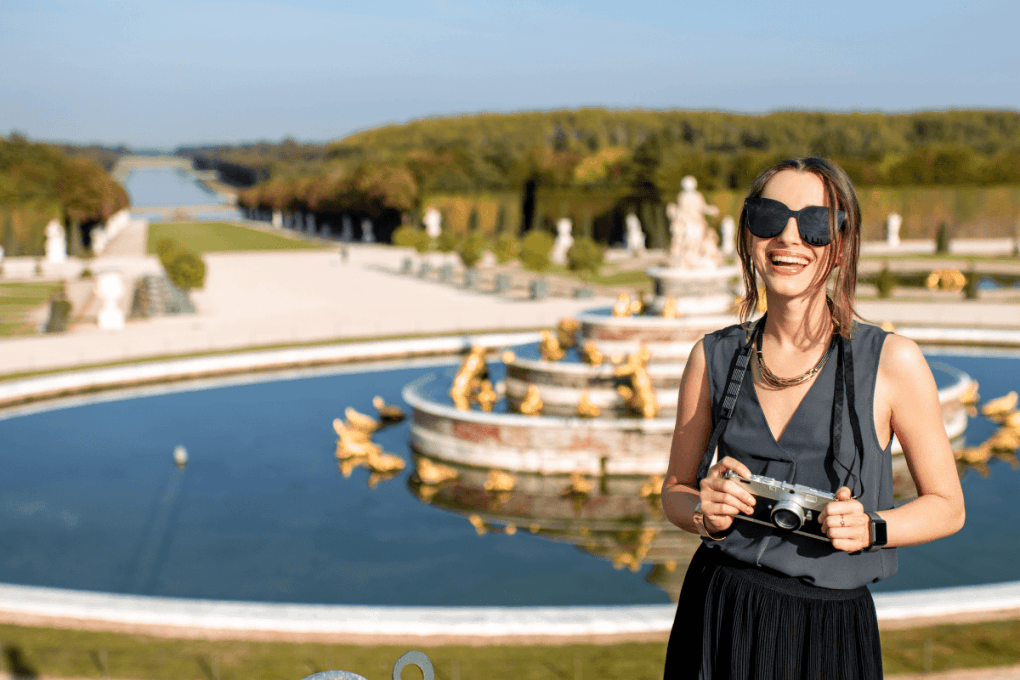 viagem internacional jardins de versailles