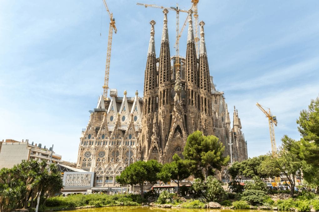 Sagrada Familia em barcelona ponto turistico