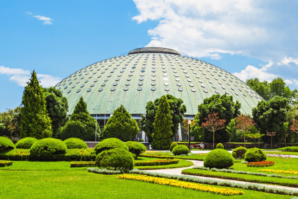 Jardins do Palacio de Cristal cidade do porto