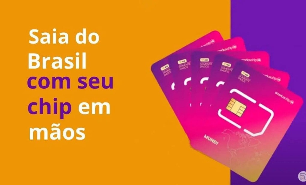America Chip conexão 5G em Santiago de Compostela