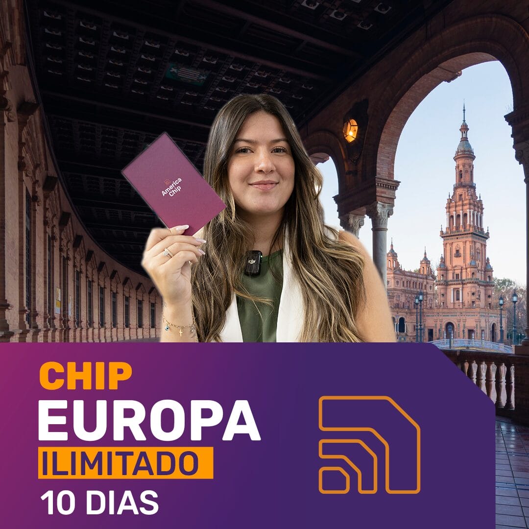 CHIP EUROPA ILIMITADO 10DIAS