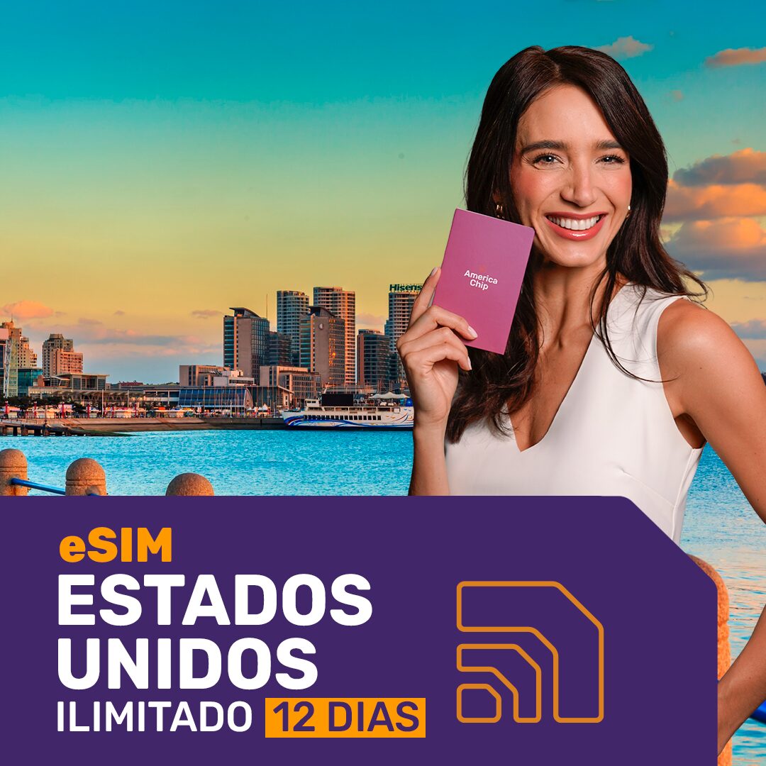 eSIM Estados Unidos 5G Ilimitado - Período de 12 dias