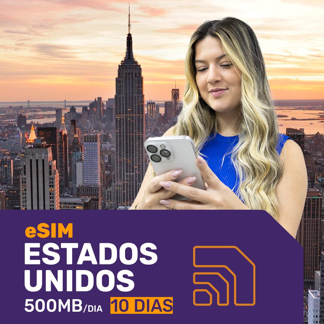 ESIM ESTADOS UNIDOS 500MB 10DIAS