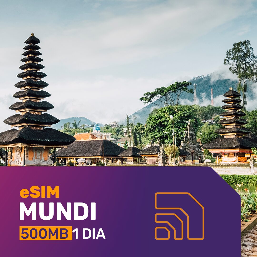 eSIM MUNDI – 1 dia – 500MB