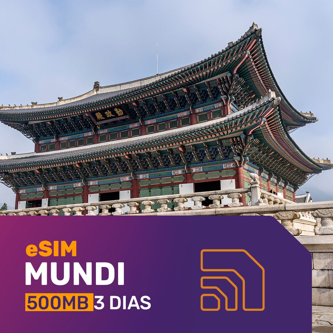 ESIM MUNDI 500MB 3 DIAS
