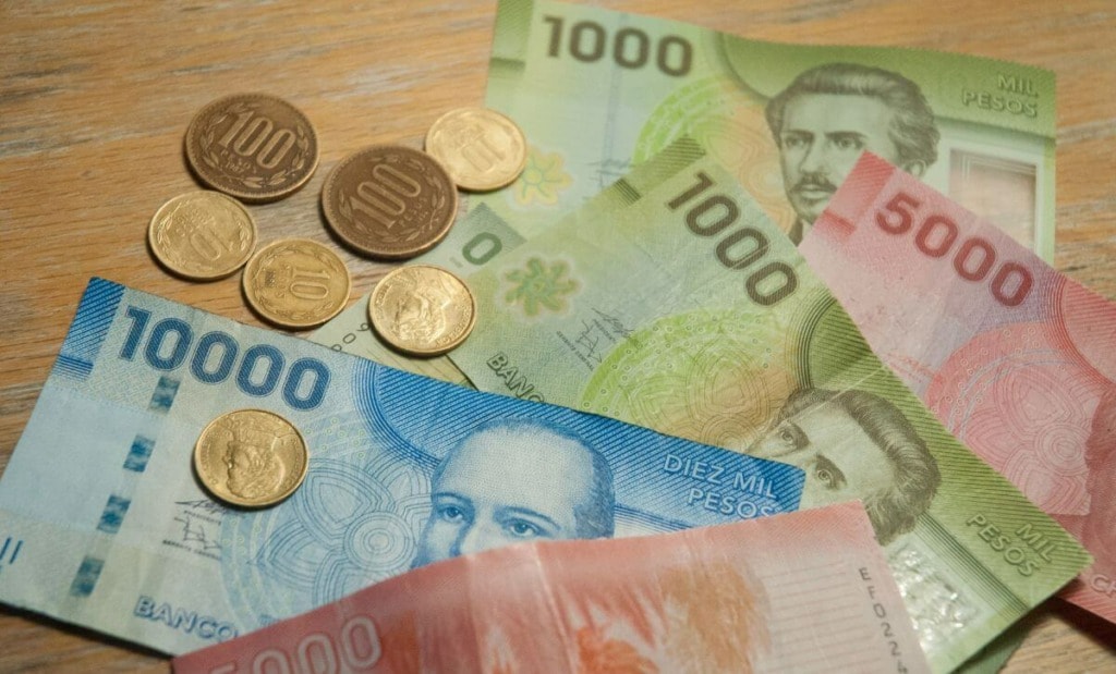 Peso chileno para real