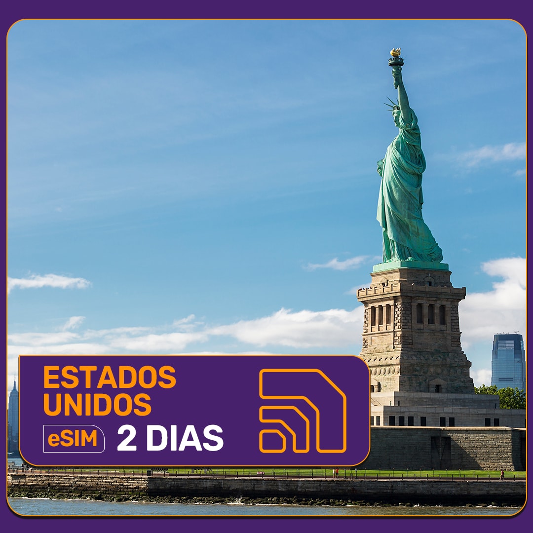 eSIM ESTADOS UNIDOS – 2 dias