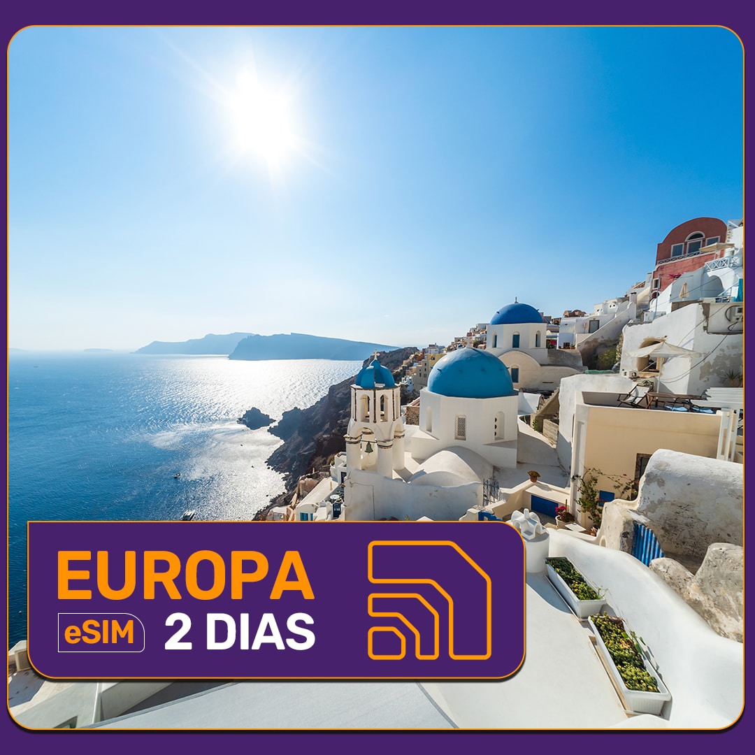 eSIM EUROPA – 2 dias