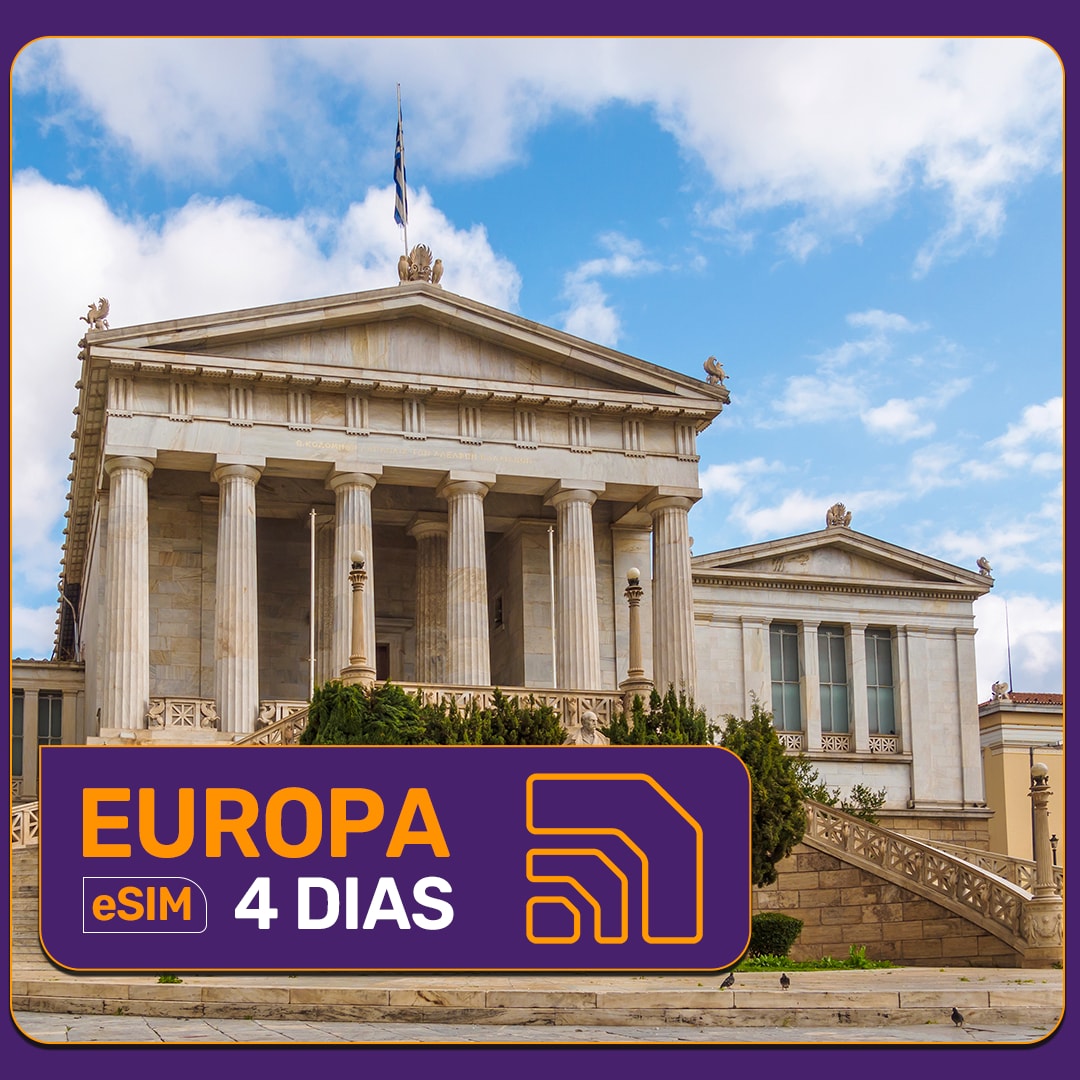 eSIM EUROPA – 4 dias