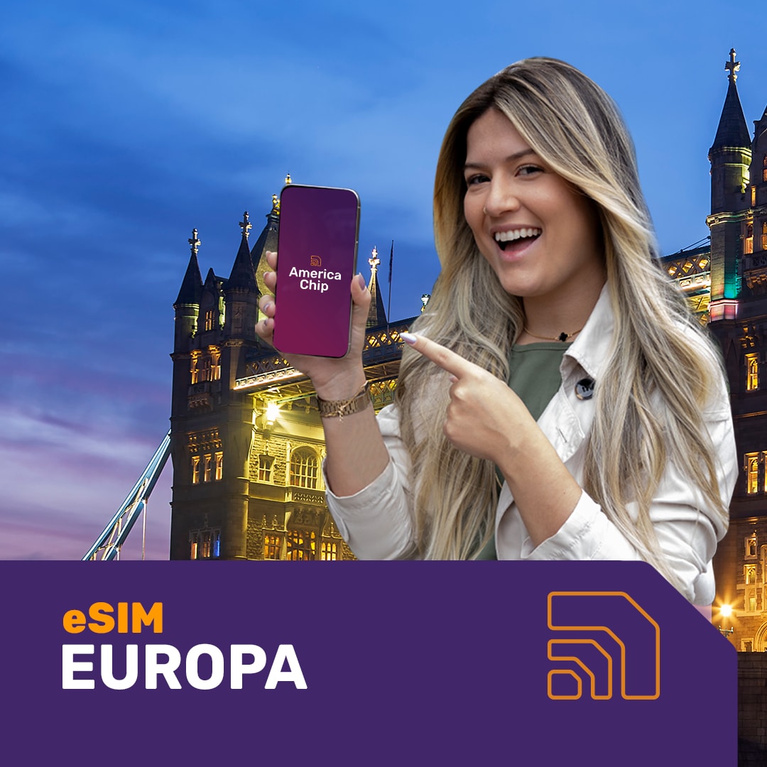 eSIM EUROPA – 6 dias
